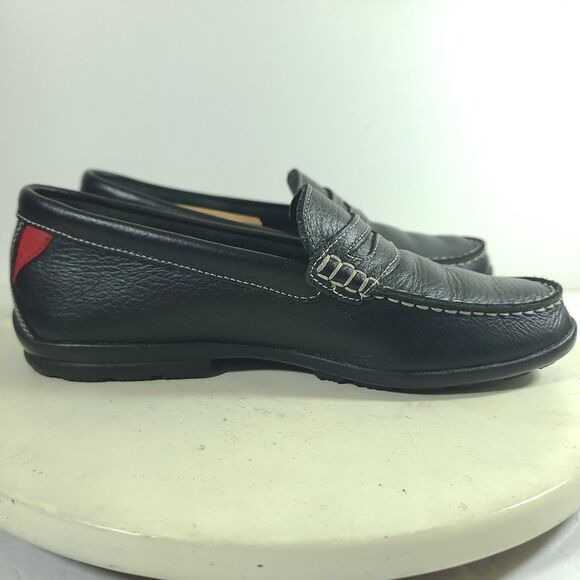 Footjoy Club Penny Loafer Men\'s 7 M Black Leather Casual Slip On Shoes 79047 EUC main image 7